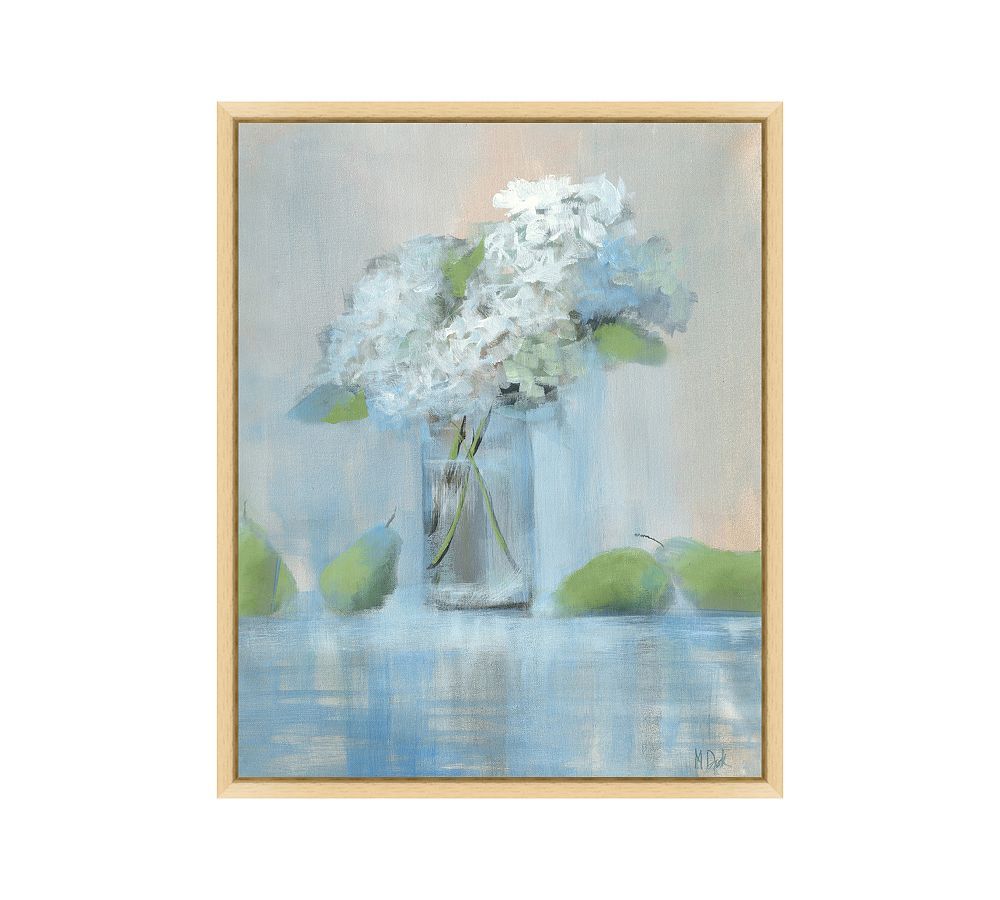 Flowers And Pears Framed Print | Pottery Barn (US)