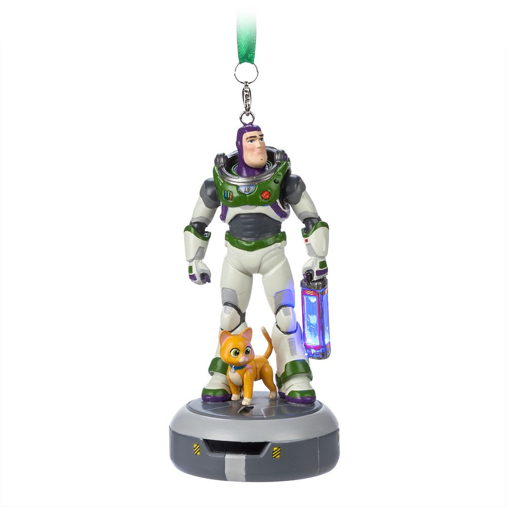 Buzz Lightyear and Sox Light-Up Living Magic Sketchbook Ornament – Lightyear | Disney Store