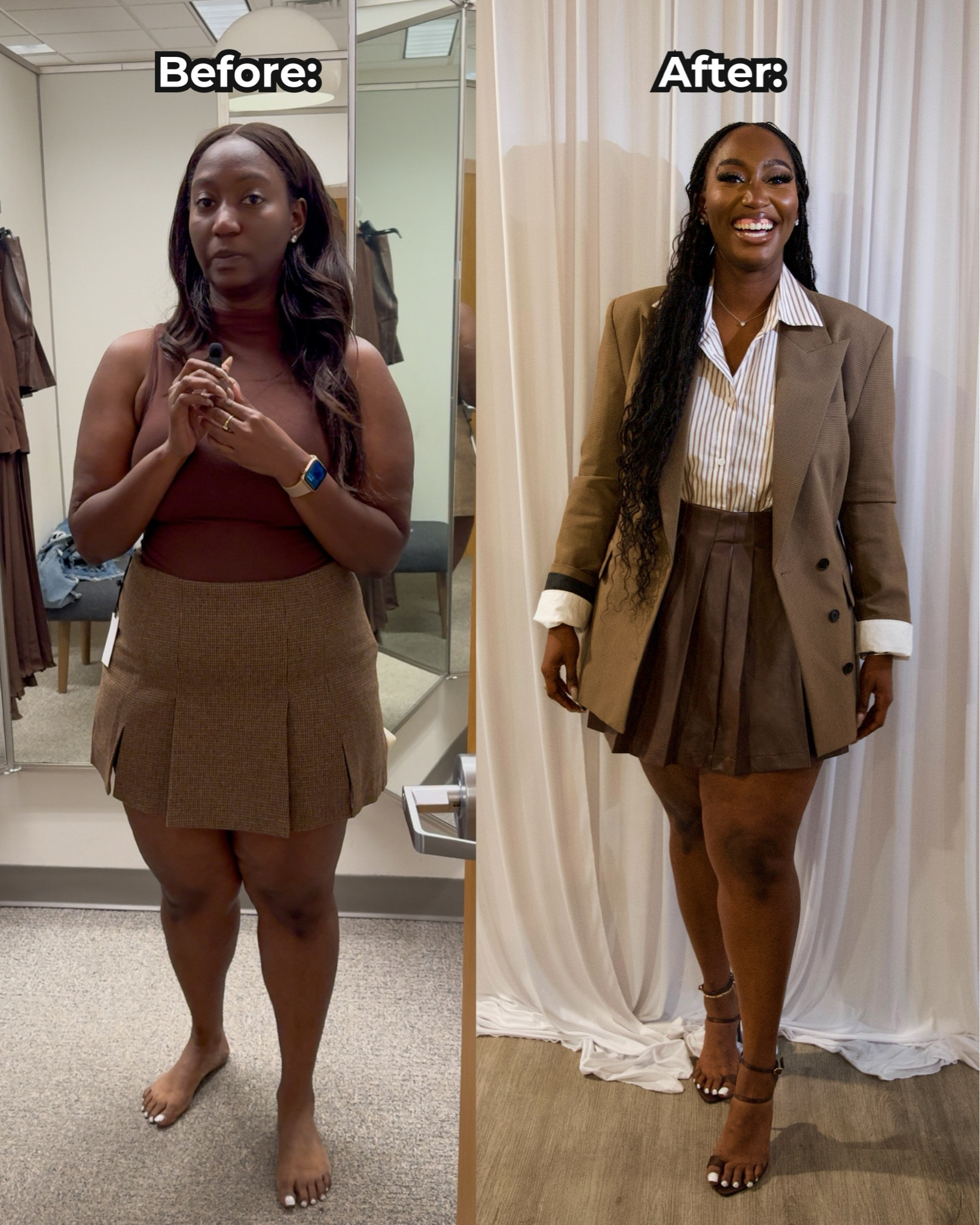 The effects of dressing for your body type! 📚

#LTKStyleTip #LTKBeauty #LTKShoeCrush