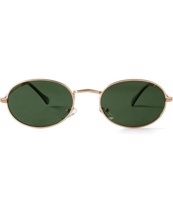 GIFIORE Oval Sunglasses Vintage Retro 90s Sunglasses Trendy Designer Glasses for Women Men | Amazon (US)