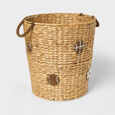 Sports Kids' Natural Woven Floor Basket - Pillowfort™ | Target