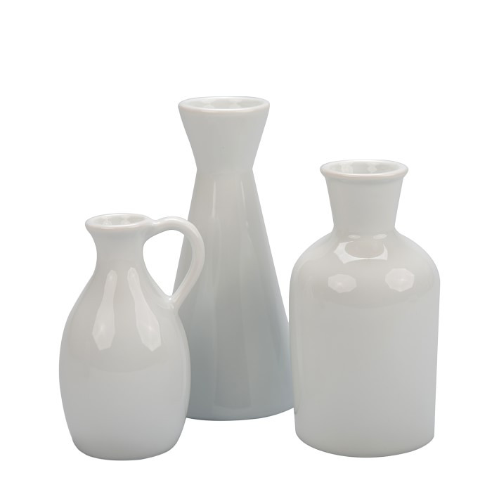 Ceramic Porcelain Vases, Set of 3 | Williams-Sonoma