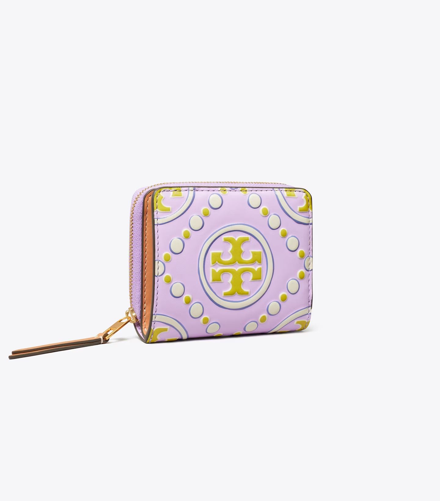 T Monogram Contrast Embossed Bi-Fold Wallet: Women's Designer Wallets | Tory Burch | Tory Burch (US)