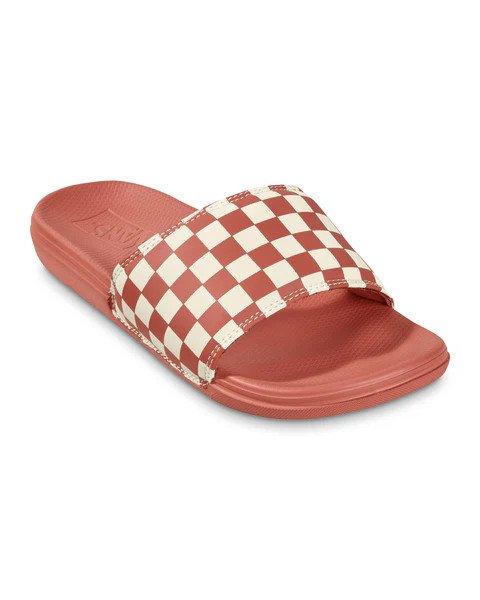 La Costa Slide-On - Checkerboard/Hot Sauce | ban.do Designs, LLC