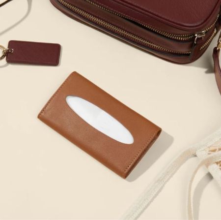 It’s tissue season! This is the way to carry your tissues in style in is this gorgeous pocket tissue holder. This is my favorite colour – cognac but comes in other colours to suit your bag.
 
#ltkunder50