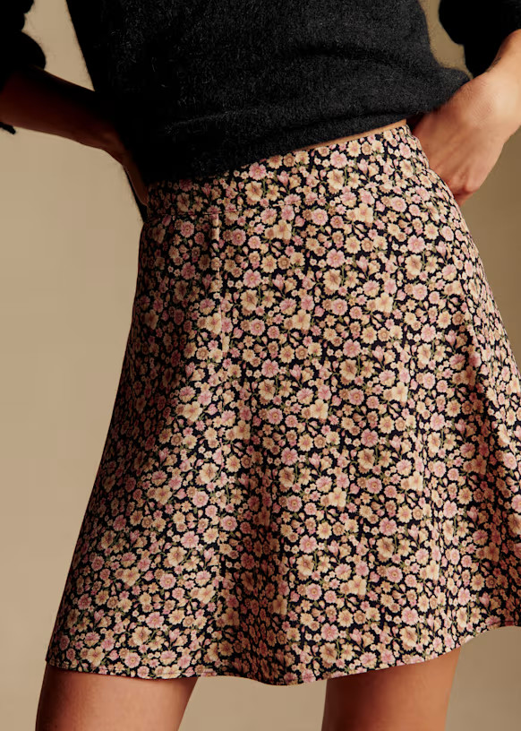 Mariata Skirt - Meadow print - Viscose - Sézane | Sézane - CA