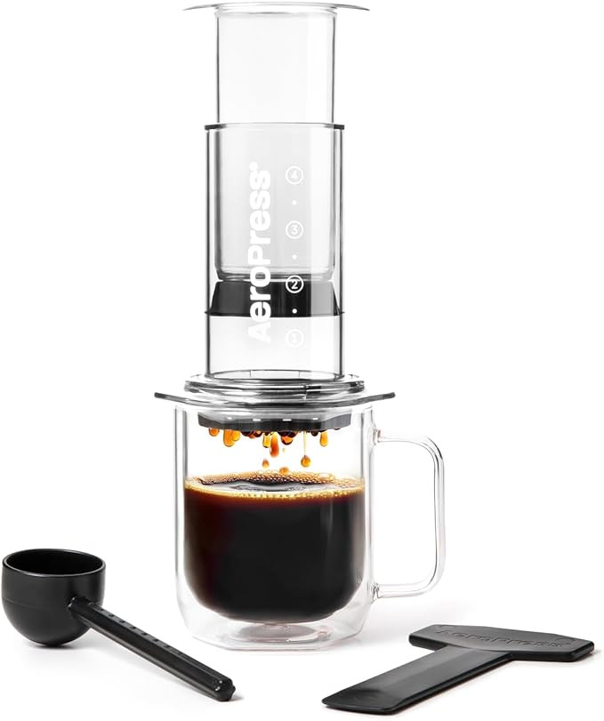 AeroPress Clear Coffee Press - All-in-One French Press, Pour-Over & Espresso Style Manual Brewer,... | Amazon (US)