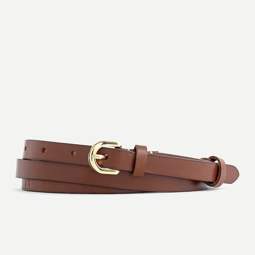 Leather double-wrap belt | J. Crew US