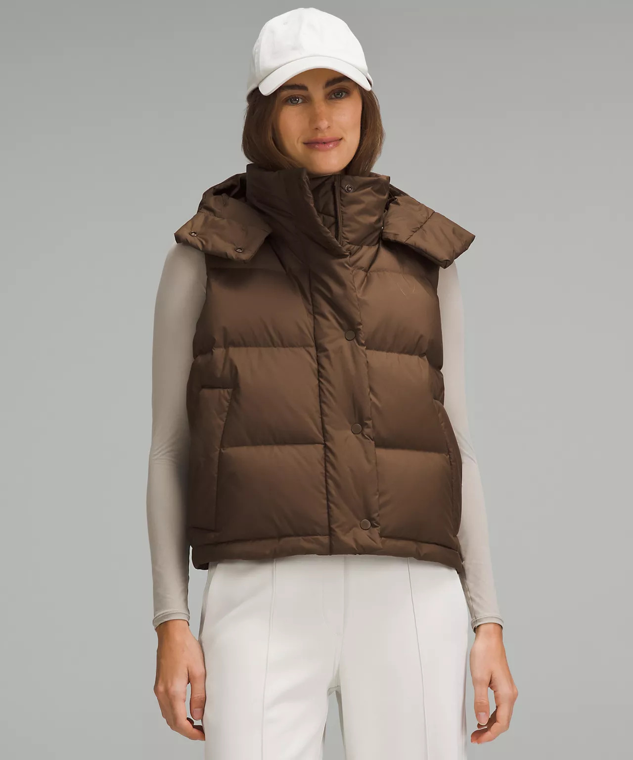 Wunder Puff 600-Down-Fill Cropped Vest | Women's Coats & Jackets | lululemon | Lululemon (US)