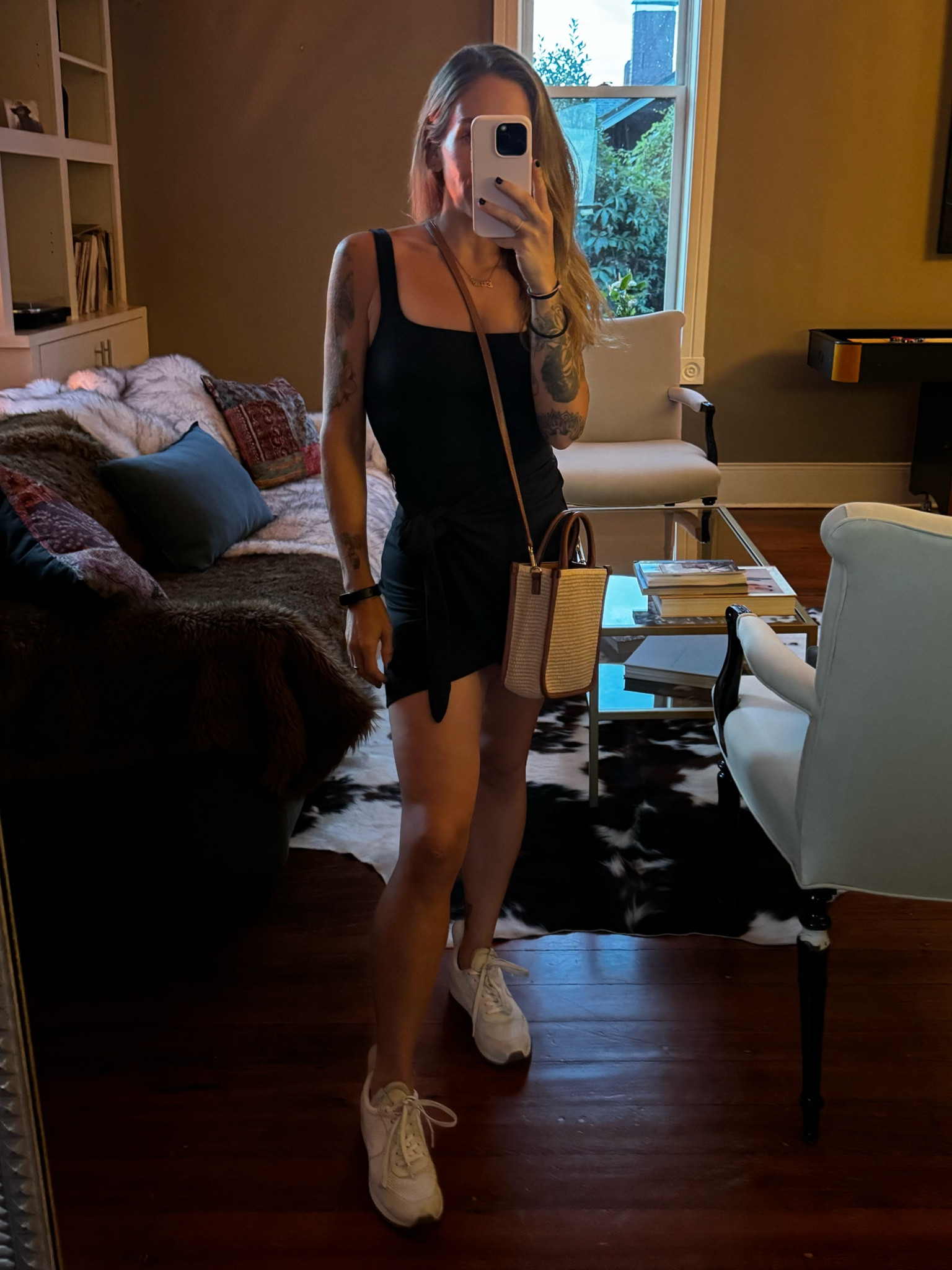 Easy, breast black wrap dress. CBS be dressed up with heels or casual with sneakers - perfect day to night transition staple piece! 

#LTKSeasonal #LTKStyleTip #LTKSummerSales