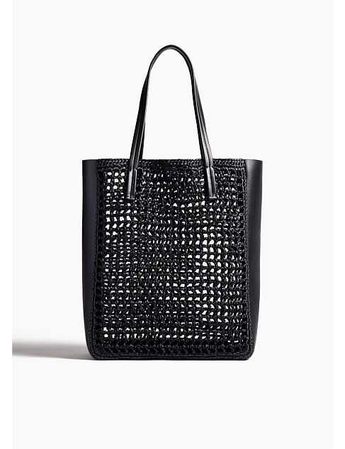 Khaite Zoe Patchwork Raffia Tote Bag | David Jones | David Jones (Australia & New Zealand)