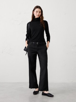Soft Luxe Turtleneck Top | Banana Republic Factory