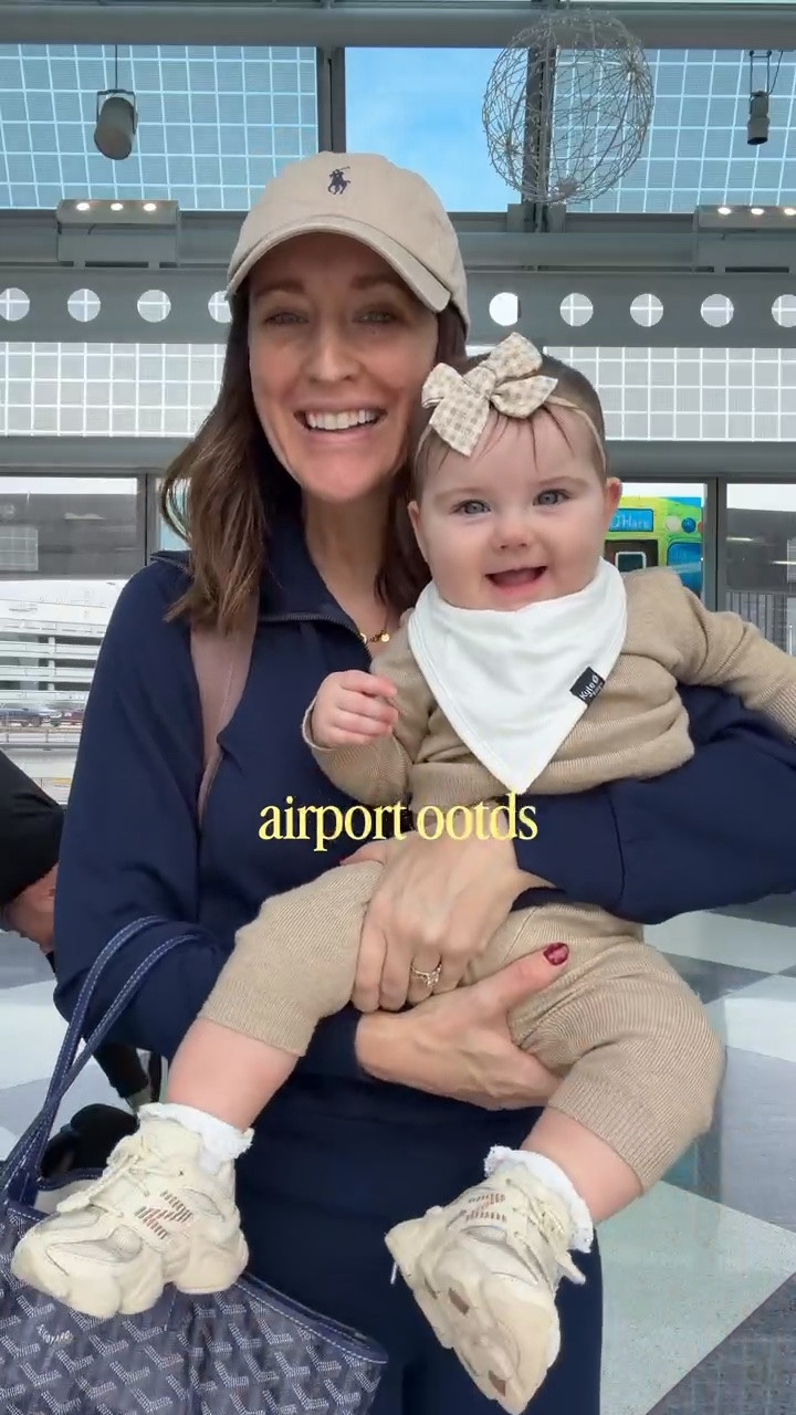 Mommy and me OOTDS!! Wearing my go to spanx air essentials set for travel, fits TTS. Use code CHIC10 for 10% off our Mabe carrier. My Goyard bag is borrowed, use code CHICTOME for your first month free! Linking similars for baby girls outfit

#LTKBaby #LTKTravel #LTKootd