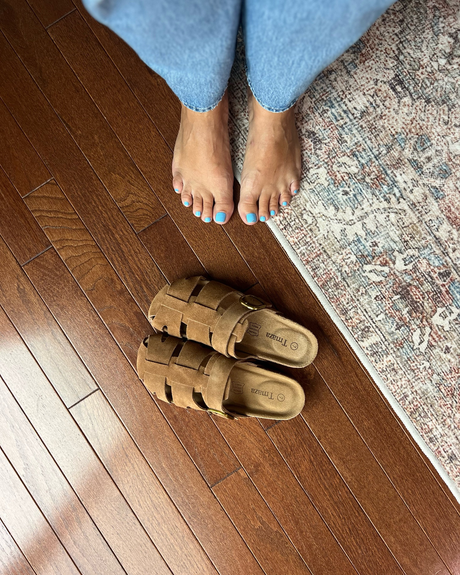 Must have shoe for fall! 100% Genuine Suede Fisherman Clog Sandals with Arch Support

#LTKSeasonal #LTKSaleAlert #LTKootd