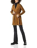 Amazon Essentials Women's Soft Cable Longer Length Open-Front Cardigan Sweater | Amazon (US)