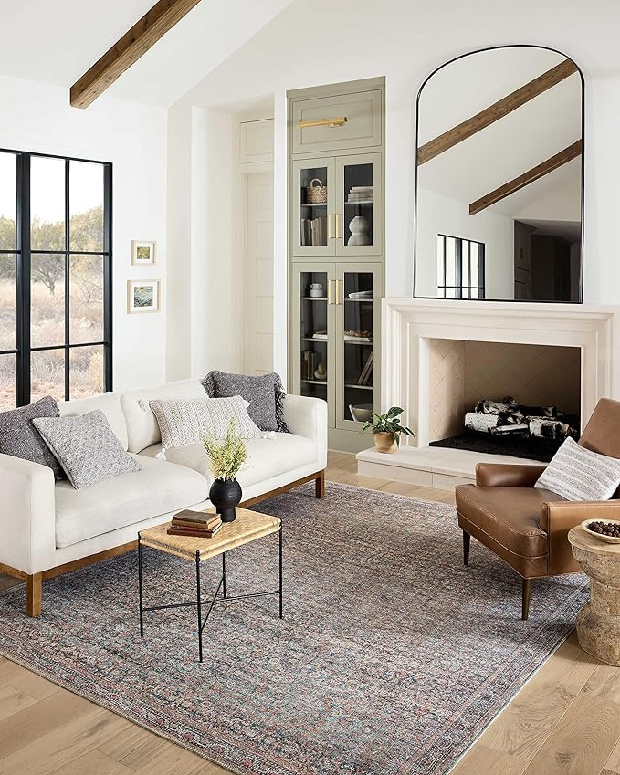 Loloi II Adrian Collection ADR-04 Denim/Multi 2'-0" x 5'-0" Accent Rug | Amazon (US)