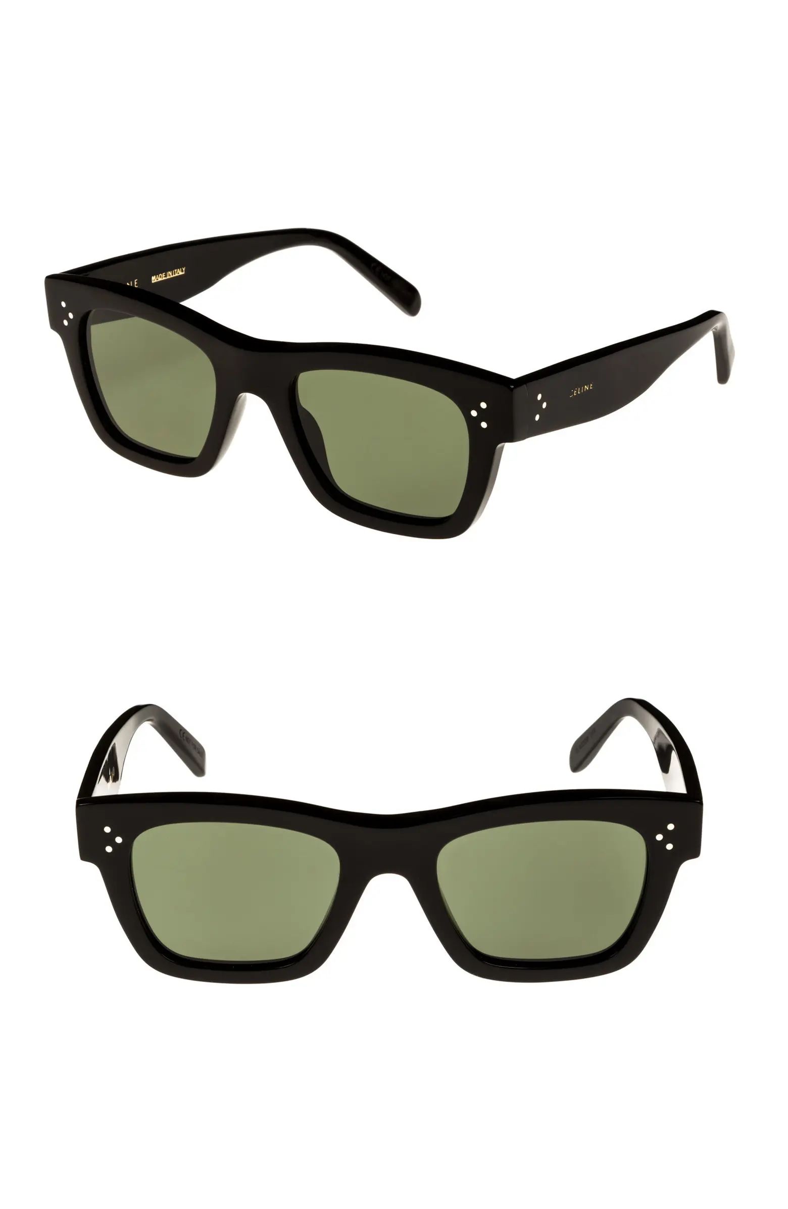 CELINE Mineral 51mm Rectangle Sunglasses | Nordstrom | Nordstrom