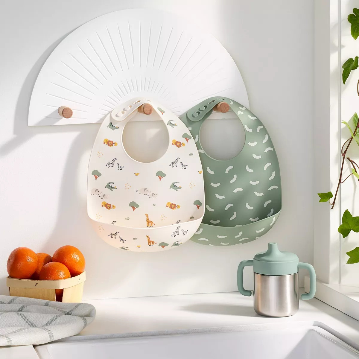 8oz Stainless Steel Sippy Cup - Green - Cloud Island™ | Target