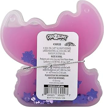 Disney Angel Stitch Premium Pre-Made Slime, 8 oz Glossy, Stretchy, Super Soft, Pink Slime, Stitch... | Amazon (US)