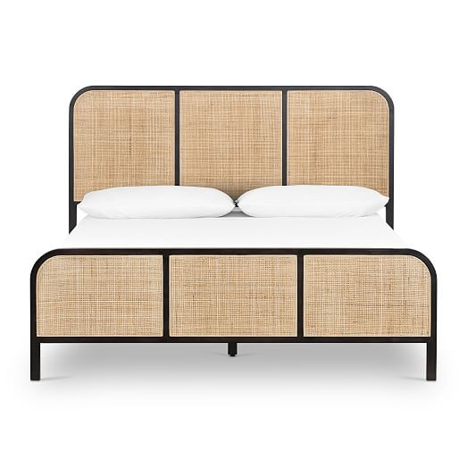 Modern Rattan Bed | West Elm (US)