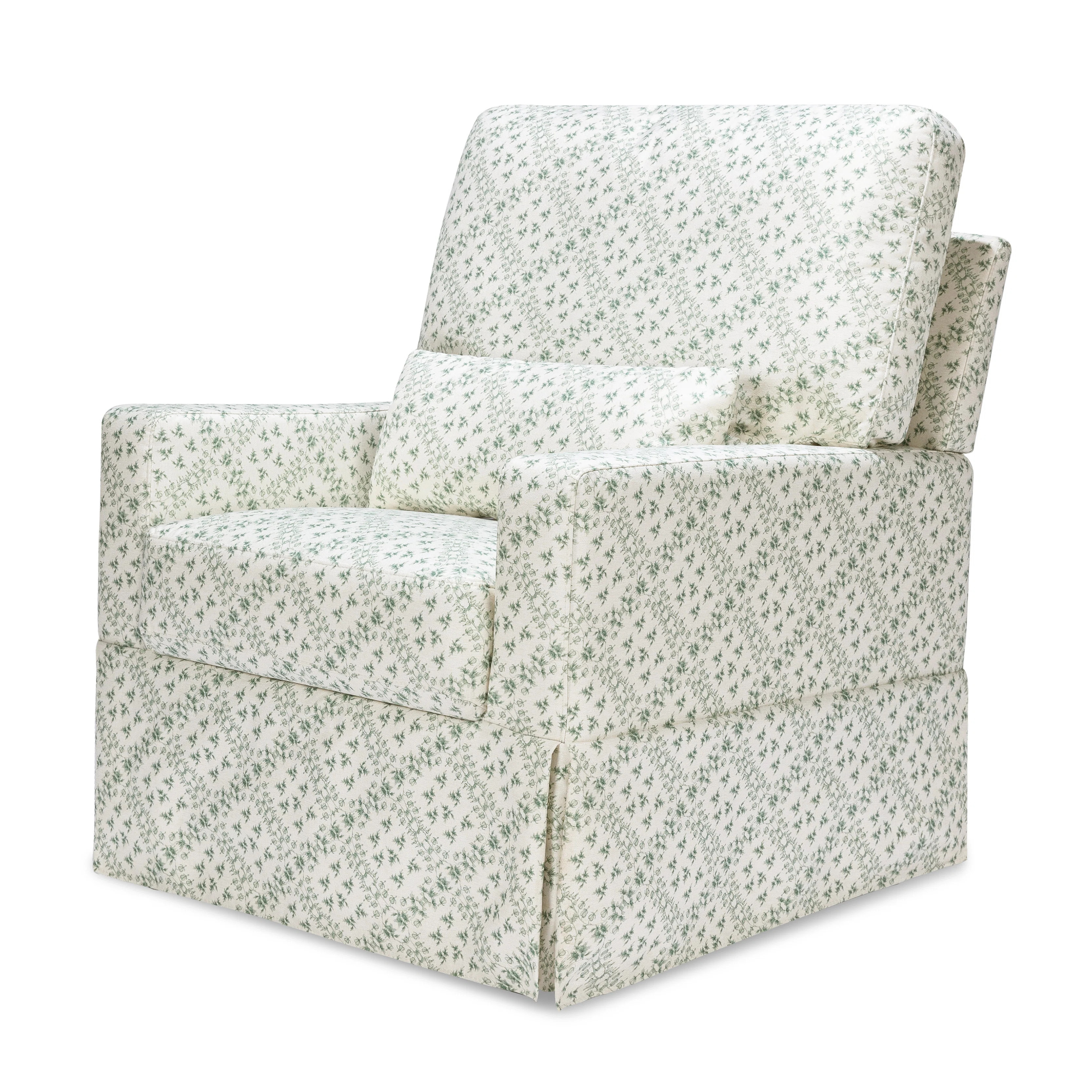 Crawford Upholstered Swivel Glider | Birch Lane