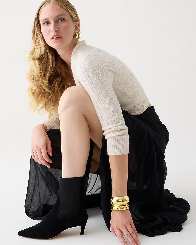 Stevie pull-on boots in suede | J. Crew US