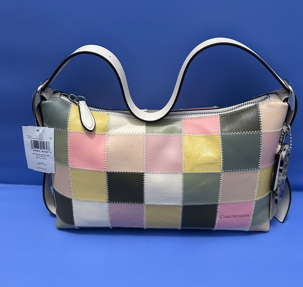 NWT Coach Coachtopia Alter/Ego Slouchy Shoulder Bag CFI67-Pink/Olive Multi -NWT | eBay | eBay US
