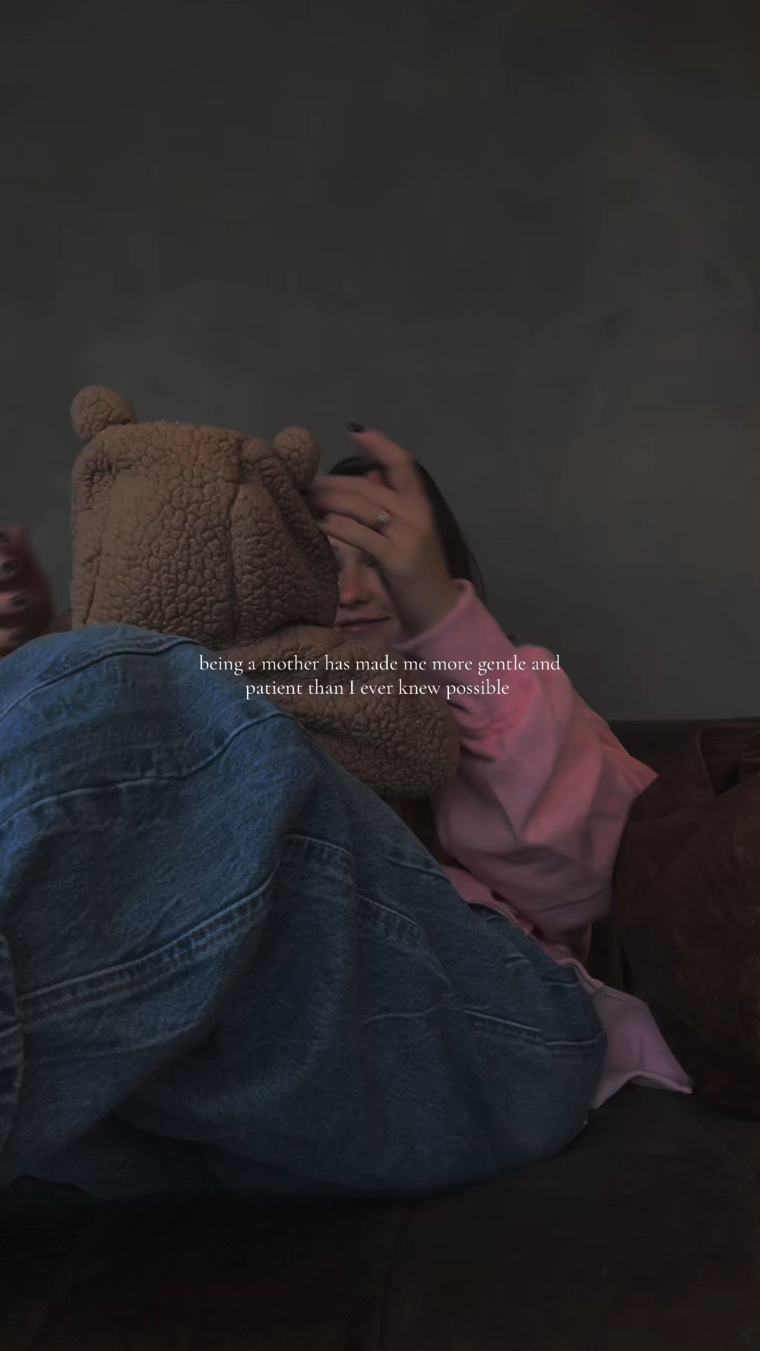 He literally lives in this bear suit!!