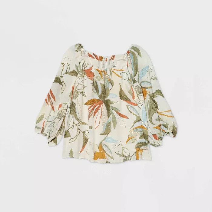 Women's Long Sleeve Chiffon Muse Blouse - A New Day™ | Target