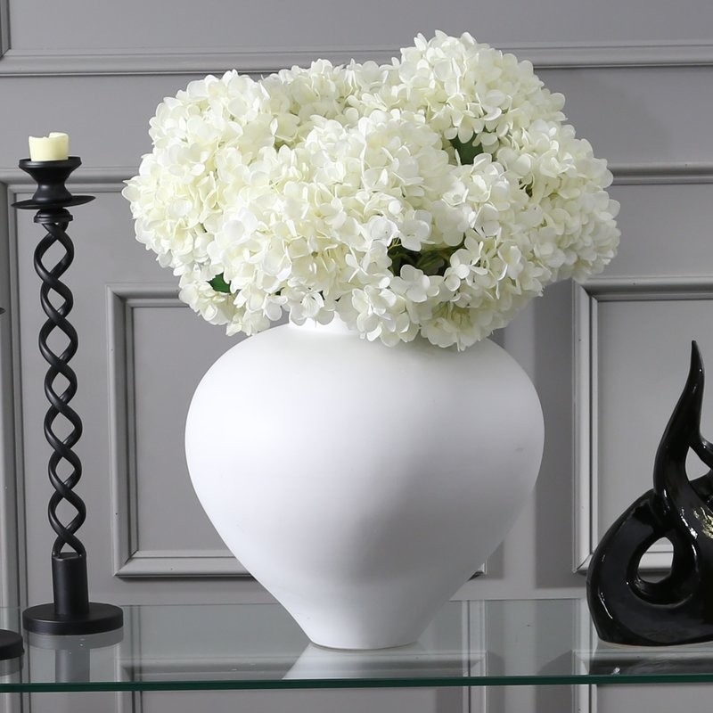 White Decorative Ceramic Table Vase | Wayfair North America
