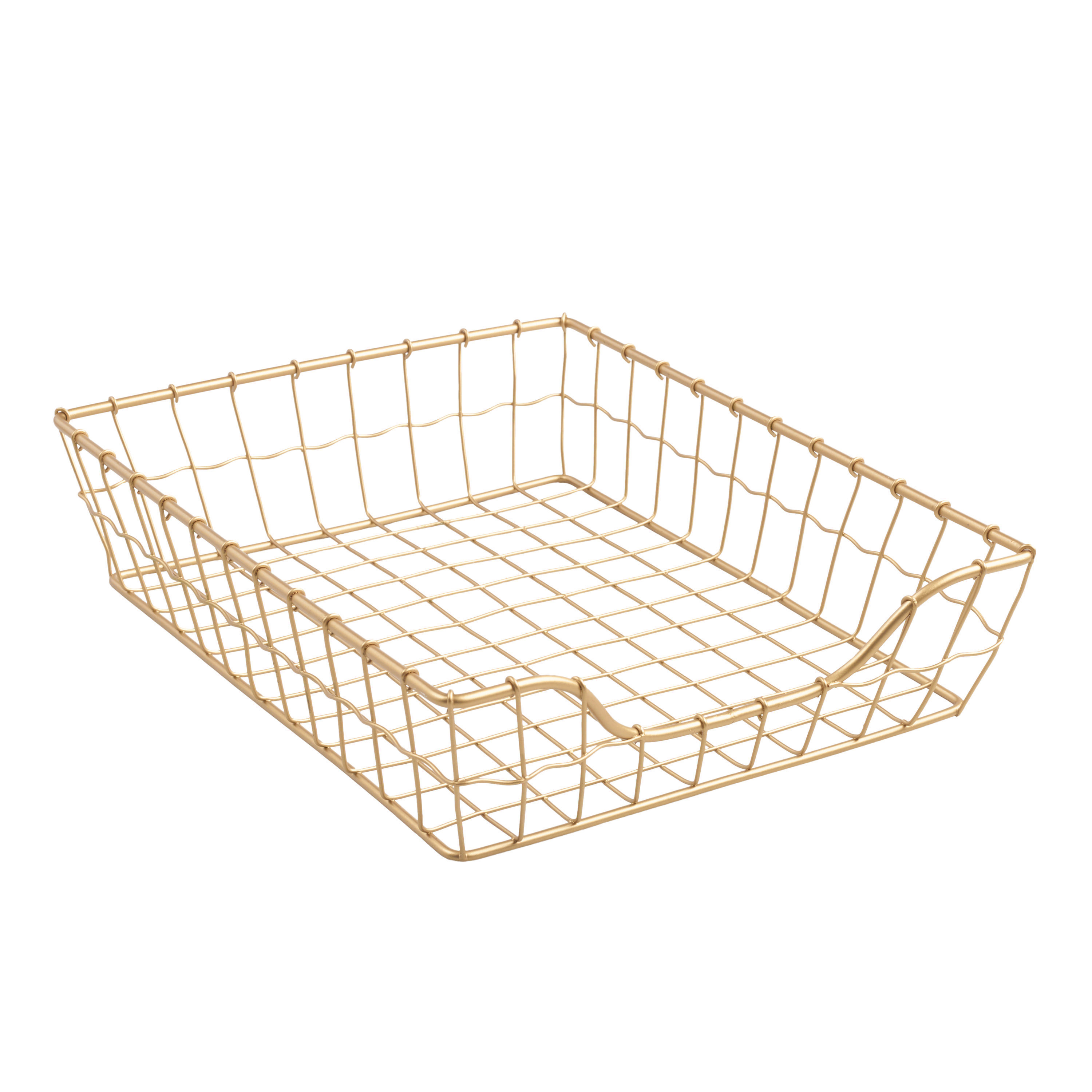 Antonia Gold Wire Paper Tray | World Market