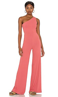 Lovers + Friends Charli Jumpsuit in Dark Rose Red from Revolve.com | Revolve Clothing (Global)