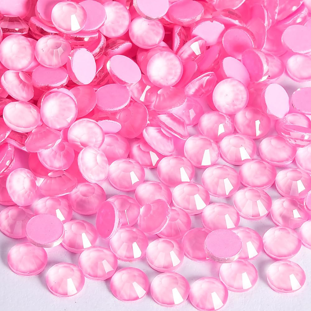 Blinginbox Flatback Rhinestones Round Gems, 1440pcs Luminous Series Glass Stones Neon Gems Non Ho... | Amazon (US)