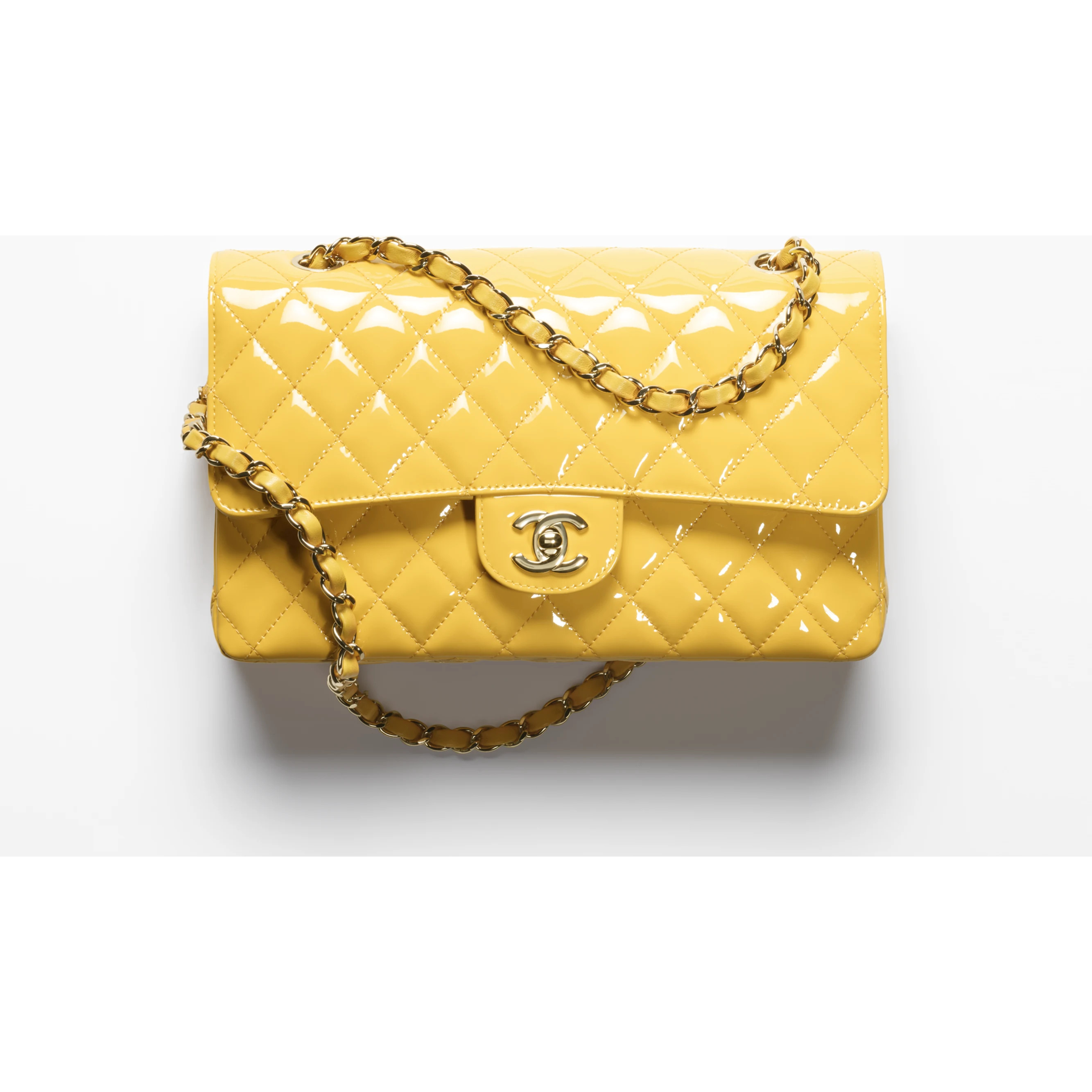 Classic Handbag

            
		Cloudy Pearly Goatskin & Gold-Tone Metal
	
		Light Yellow | Chanel, Inc. (US)