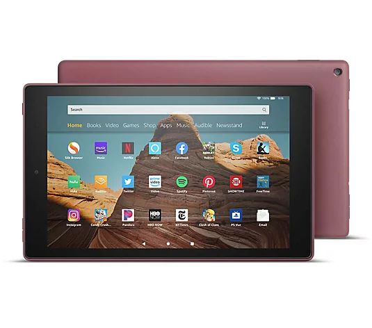 Amazon Fire 10" 32GB WiFi Tablet with Software and Caseable Vouch. - QVC.com | QVC