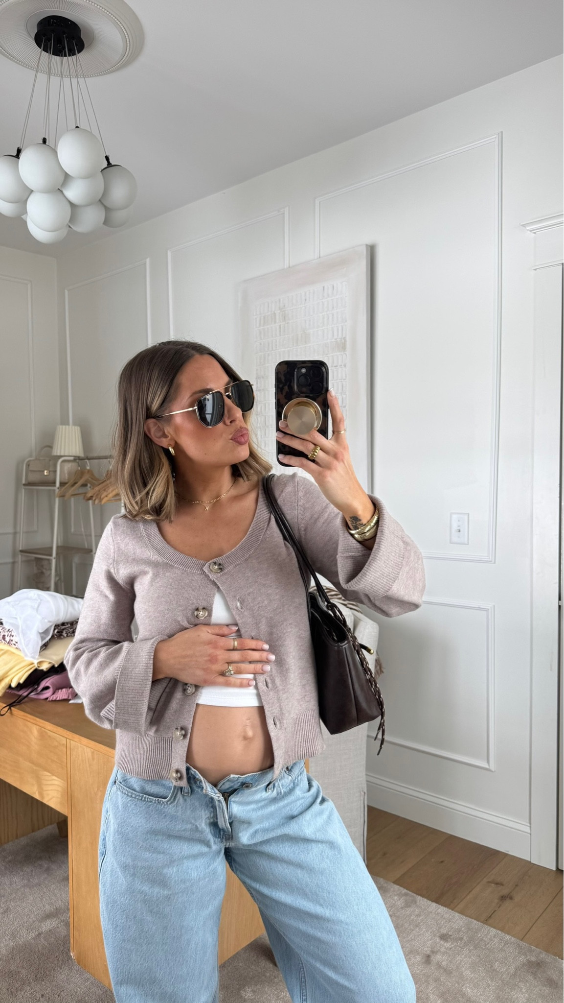 The belly is always going to find its way out of my clothes so might as well embrace it 🥰✨

#momlife #bumpdate #maternity #springoutfitinspo #momonthego

#LTKmomlife #LTKSeasonal #LTKActive