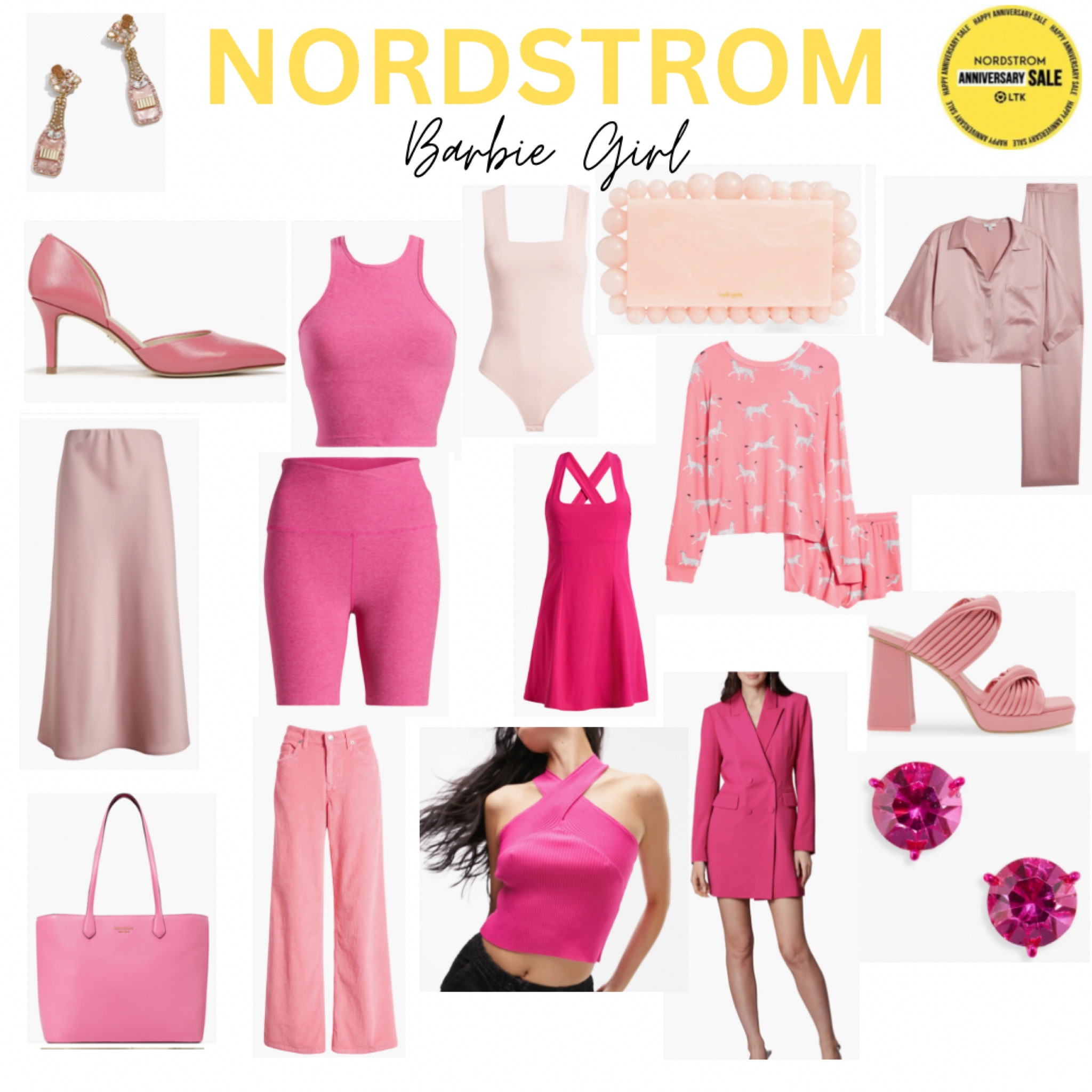 Nordstrom Sale meets Barbie 💅🏼

Pink. Pink pants. Pink heels. Dolce vita shoes. Pink top. Summer clothes. Pink pajamas. Matching workout set. Pink accessories. Athletic dress. Bodysuit. Blazer dress. Barbie. Barbie movie. 

#LTKxNSale #LTKshoecrush #LTKsalealert