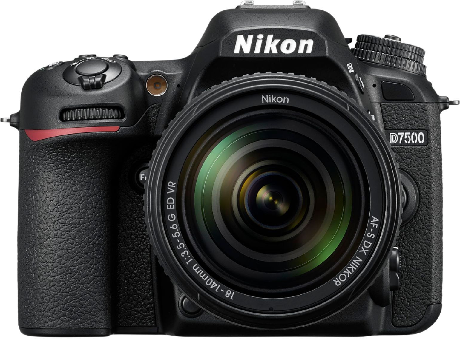 Nikon - D7500 DSLR 4K Video Camera with AF-S DX NIKKOR 18-140mm f/3.5-5.6G ED VR lens - Black | Best Buy U.S.