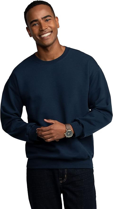 Fruit of the Loom Men's Moisture Wicking Eversoft Fleece Sweatshirt | Amazon (US)