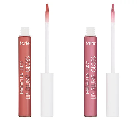 tarte Maracuja Juicy Plumping Lip Gloss Duo - QVC.com | QVC