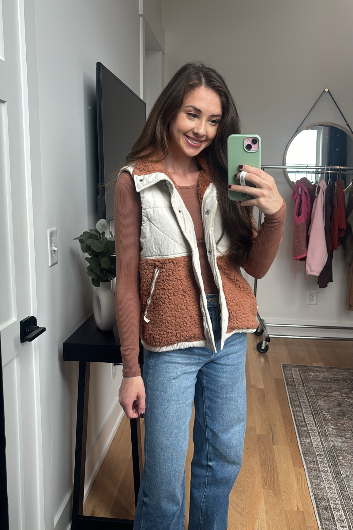 Womens Oversized Quilted Vest Color Block Fleece Vest Button Down Padded Outwear

Fall fashion, vest, fleece vest

#LTKSeasonal