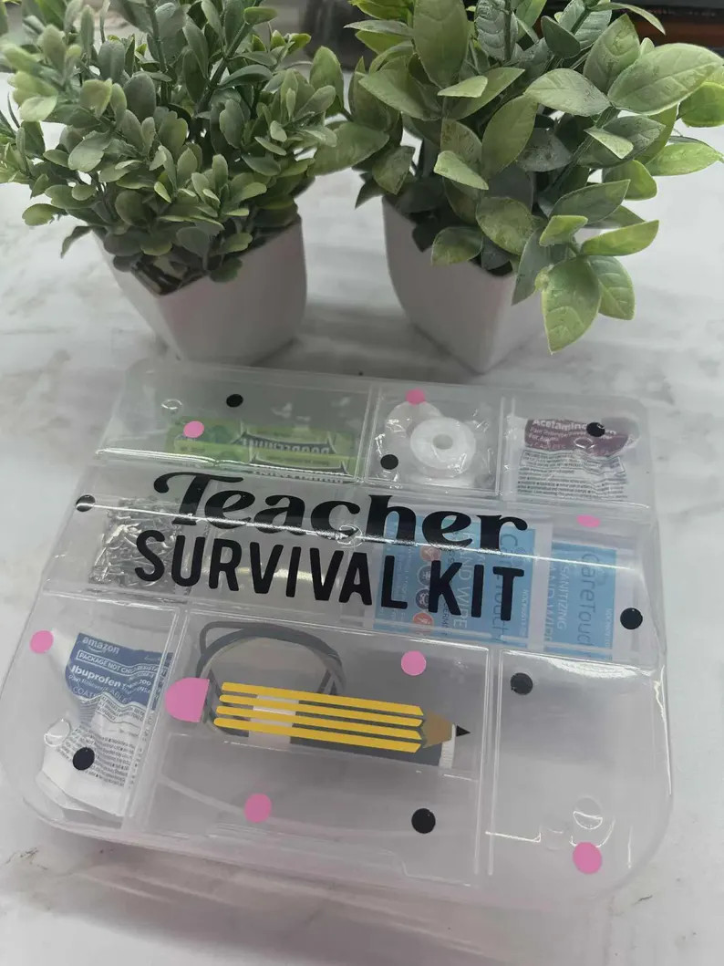 Teacher Appreciation Gift, Teacher Emergency Kit, Teacher Survival Kit, Teacher Christmas Gift, T... | Etsy (US)