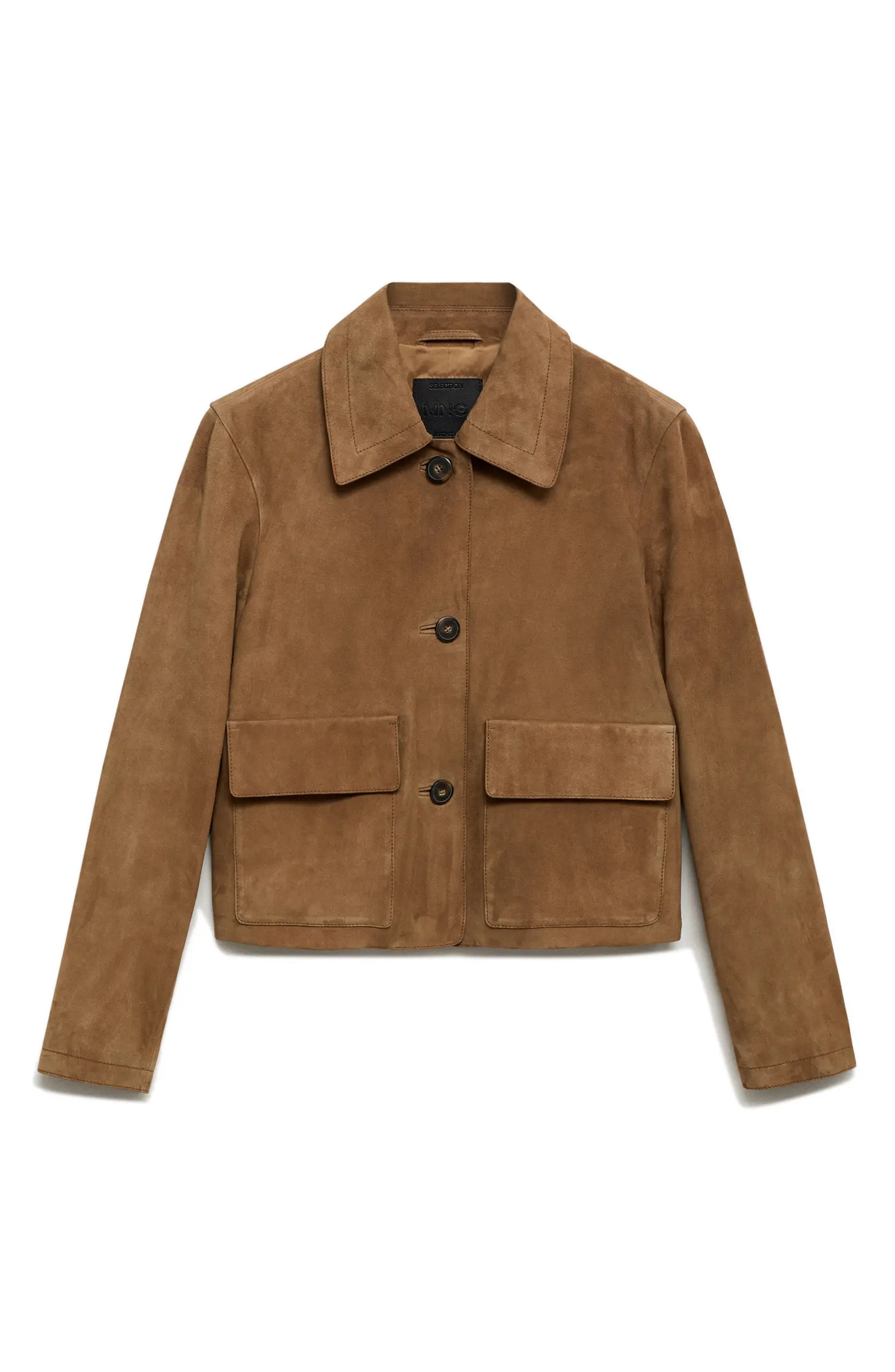MANGO Suede Jacket | Nordstrom | Nordstrom