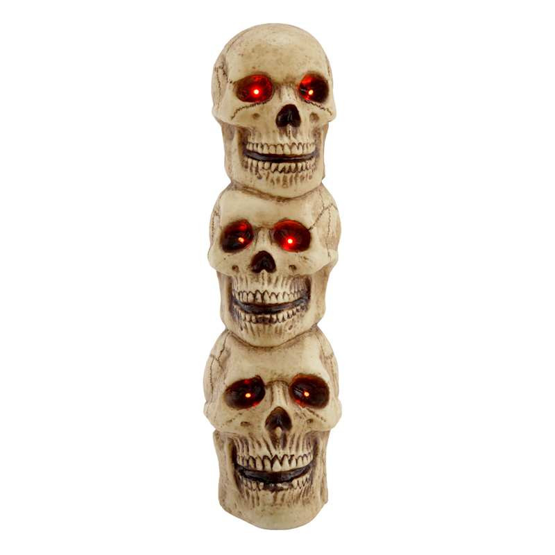Stacked Skulls Blow Mold, 27" | At Home