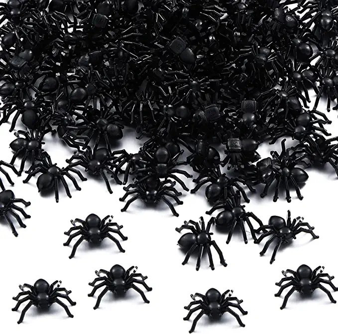 Amazon.com: 150 Pieces Plastic Spider Mini Fake Spider, Spider Toy Prank, Halloween Realistic Spi... | Amazon (US)