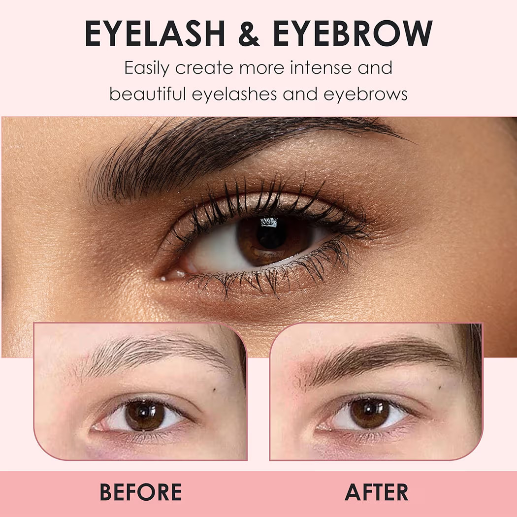 Luxe Cosmetics - Lashlift + Brown Color Kit for Eyelashes - Brown and Curled Eyelashes up to 8 We... | Amazon (US)