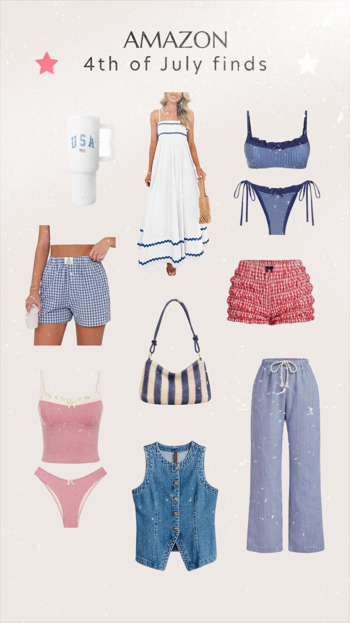4th of July outfit finds from AMAZON 🇺🇸✨ 

Red white and blue, American outfit, summer outfit, summer style, Amazon finds 

#LTKstyletip #LTKfindsunder50 #LTKSeasonal