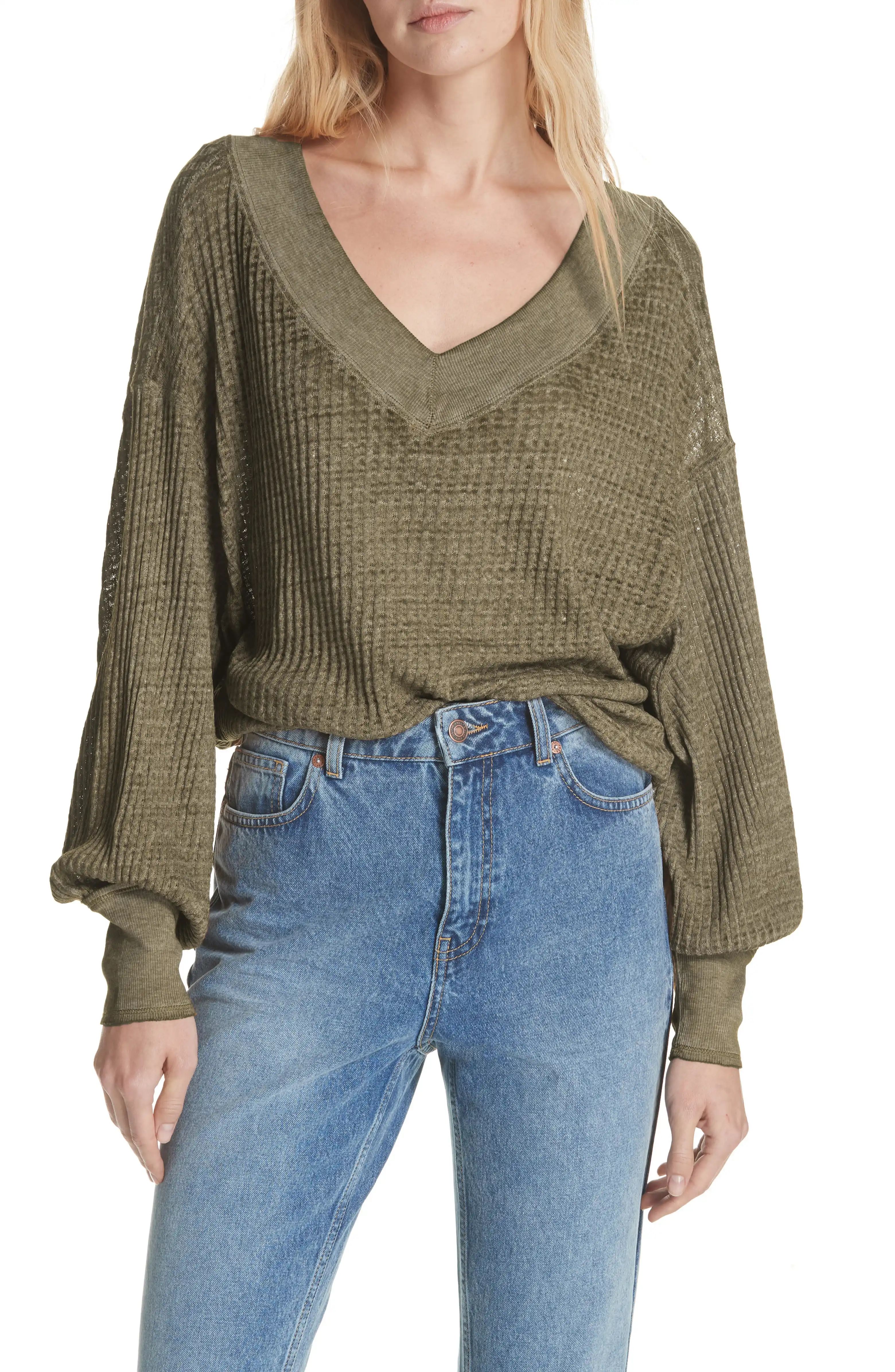 We the Free by Free People South Side Thermal Top | Nordstrom