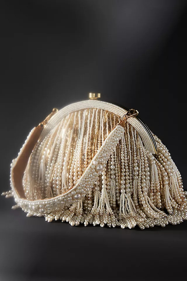 Zhuu Beaded and Pearl Tassel Bag | Anthropologie (US)