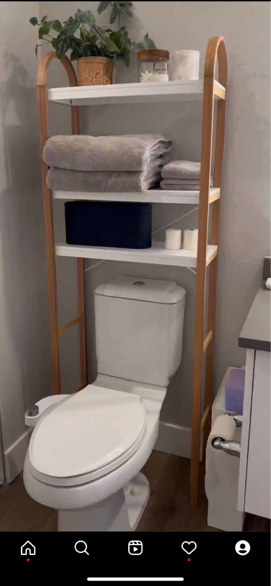 Bathroom over the toilet storage 

#apartmenttherapy #bathroomorganization #homedecor

#LTKhome
